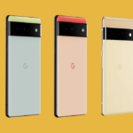 Six Smartphones Google Pixel 6