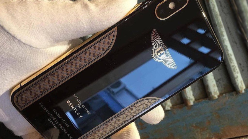 iPhone X Bentley In Hand